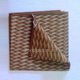Ikat Cotton Blouse Piece (Brown Colour)