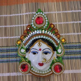 Ammavari Face With Kundan Work - 7