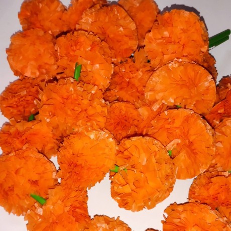 Decorative Artificial Marigold Flowers (58 Inches)