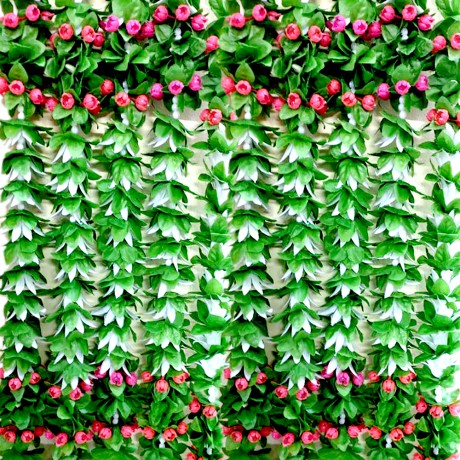 Decorative Artificial Flowers Green Colour  (76 Inchs)