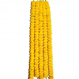 Decorative Artificial Yellow Marigold Garland (58 Inchs)