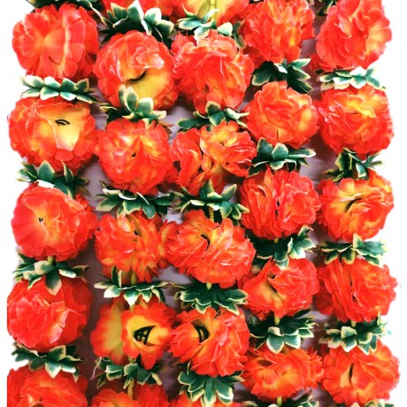 Decorative Artificial Flower Orange and Yellow Colour (73 Inches)