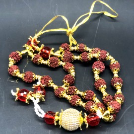 Diamond Rudraksha Mala (14 Inchs)