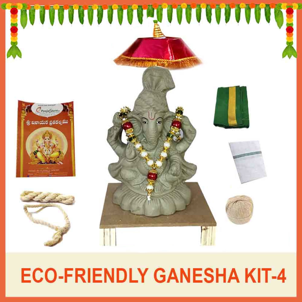 Eco-Friendly Ganesha Kit - 4 Eco-Friendly Ganesha Kit - 4