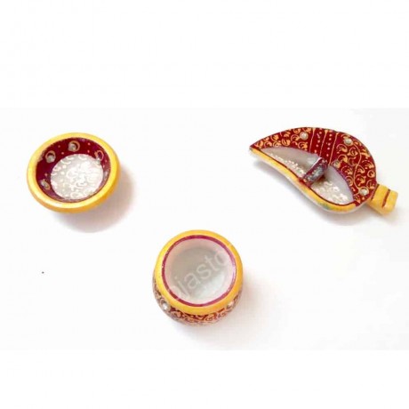 Marble Puja Thali Set 