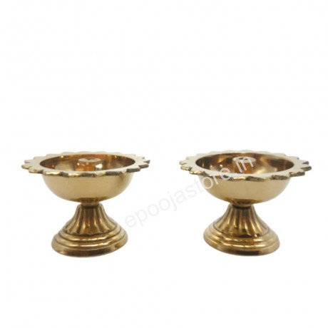 Brass Puja Diyas for Daily Use 