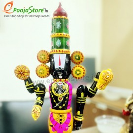Lord Balaji 16 Inches Wooden Handicraft - Kondapalli Bommalu