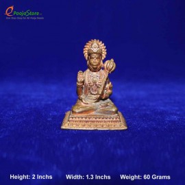 Copper Anjaneya Swamy Idol