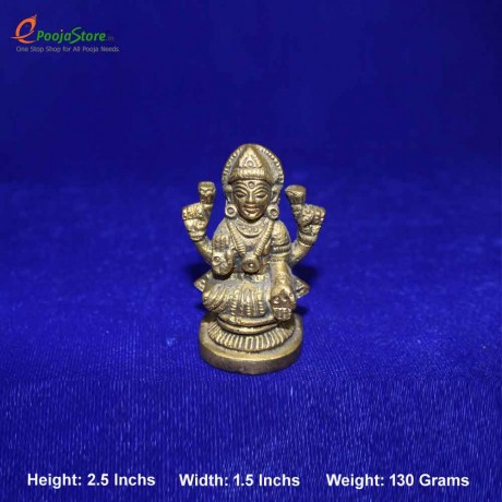 Antique Brass Lakshmi Devi Idol