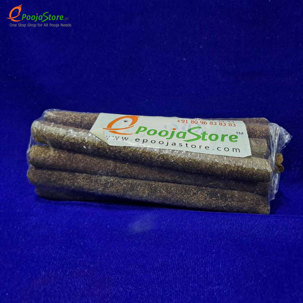 Hawan Samidha Sticks made with Cow Dung & Panch Gavya (Pack of 21pc)