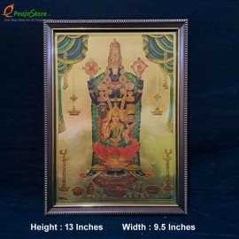 Lakshmi Balaji Tulasi Mala Photo Frame - Big