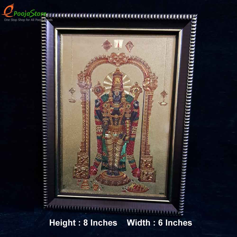 Balaji Makara Thoranam Photo Frame - Small