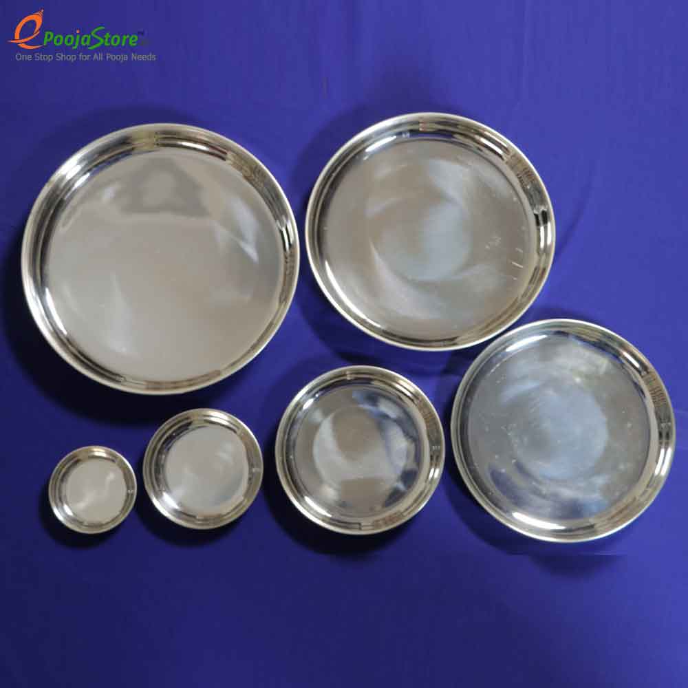 German Silver Plates Set German Silver Plates Set