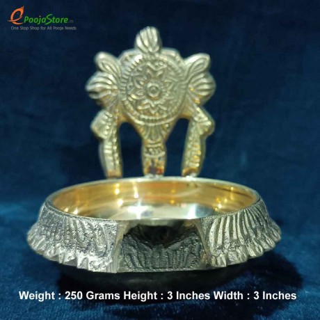 Brass Shanku Diyas Pair