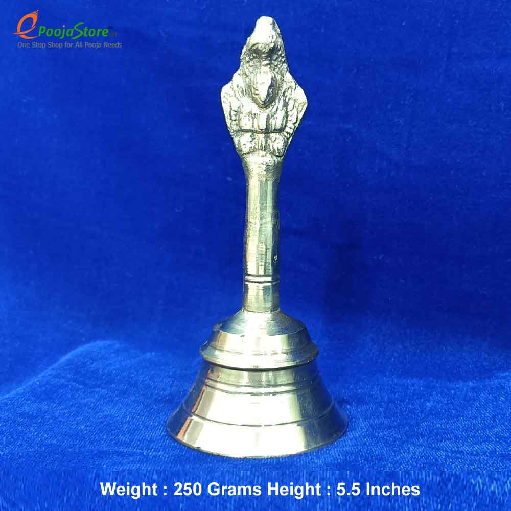 Brass Pooja Bell - 5.5 Inches