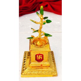 Antique German silver  Tulsi Brundavanam (Both Gold & Silver Plated)