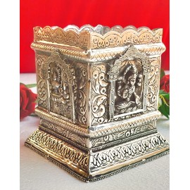 German silver antique Tulsi Kota/Pot