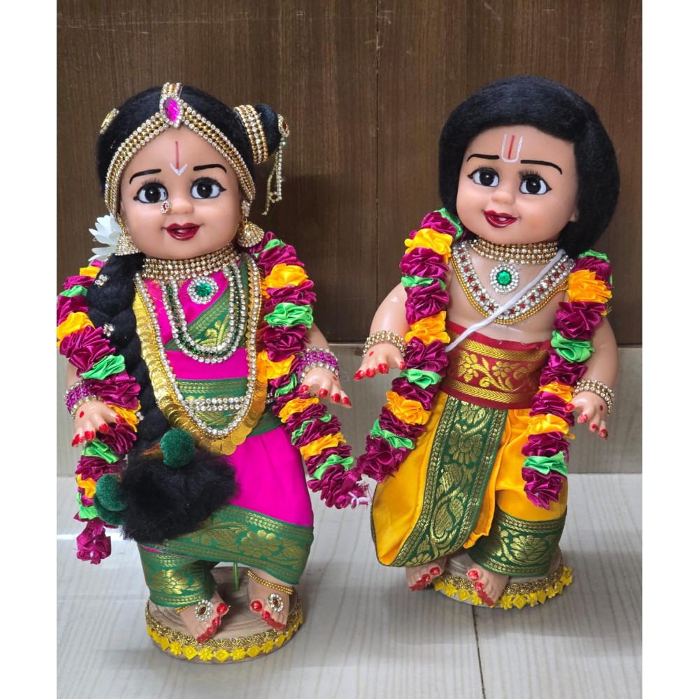 IYENGAR Wedding Pair Doll (13 Inchs)