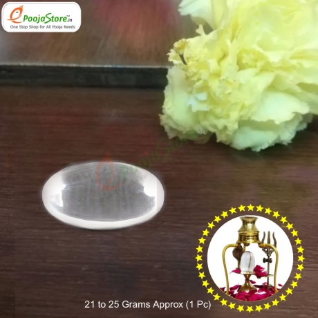 Spatika Bana Lingam (21 to 25 Grams)