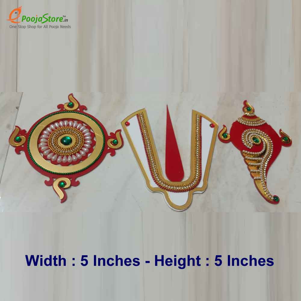 Shanku Chakra Balaji Decorative Item