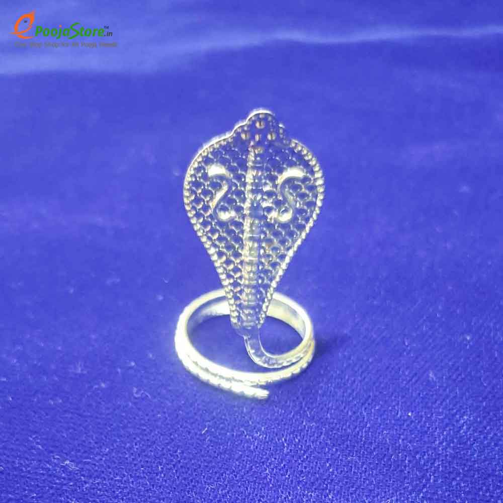 Single Head Snake Small - Silver Plated Single Head Snake Small - Silver Plated
