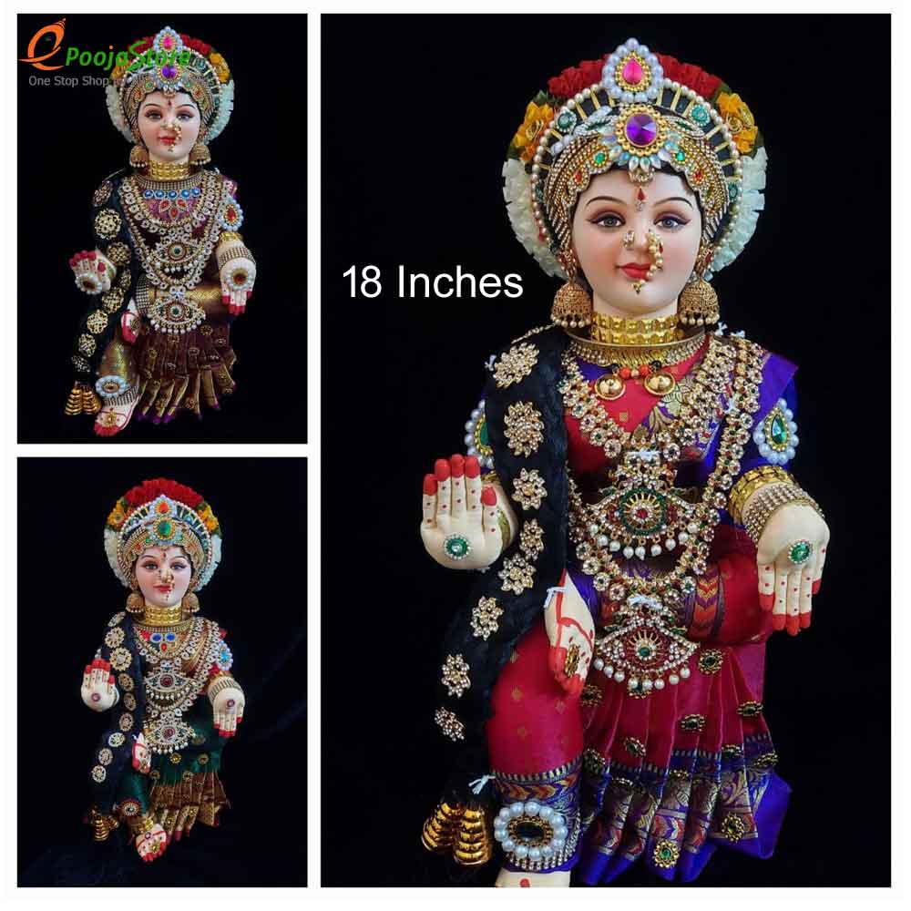 Ammavari Idol with Decorative Face Ammavari Idol with Decorative Face