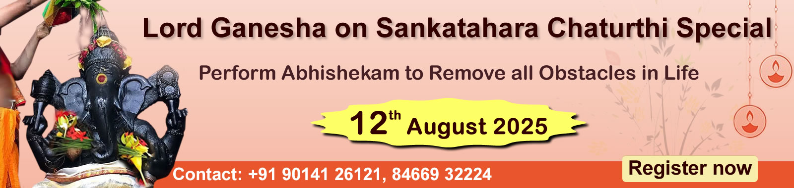 Worship Lord Ganesha on Sankatahara Chaturthi and Remove all obstacles in life