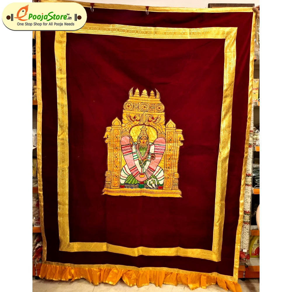 Ammavari Temple Curtain (5*7 FEET)