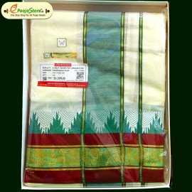 Minister White Pet Cream Dhoti