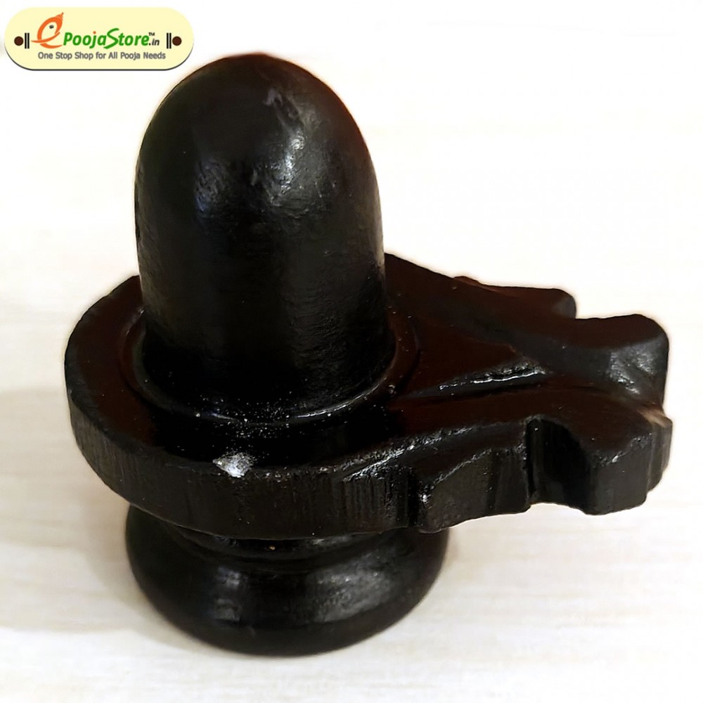 Black Stone Shiva Lingam For Pooja 