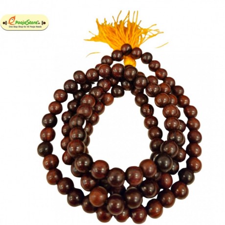 Red Sandal Wood Chandana Mala 