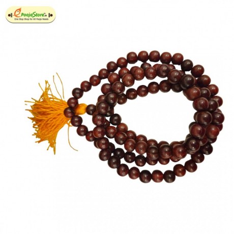 Red Sandal Wood Chandana Mala 