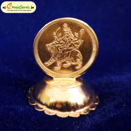 Durga Devi  with Stand Copper