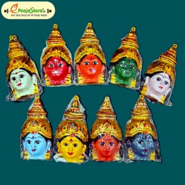 Navaratri Ammavari Faces (6 Inches) 