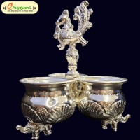 Haldi Kumkuma 3 Bowl Set(SMALL)