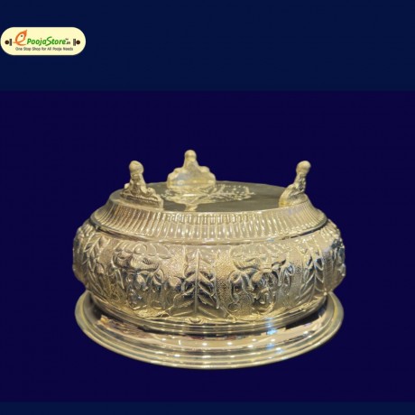 German Silver Ashtalakshmi Urli 