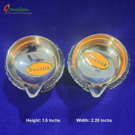 Brass Kubera Diya with Stand