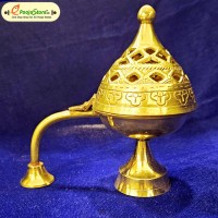 Pure Brass Dhoopia Small