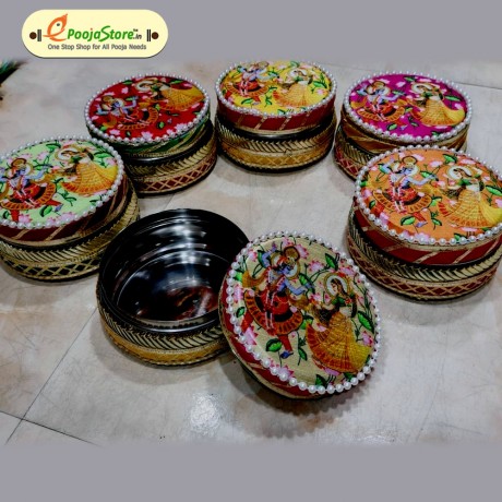 Steel Box with Different Designs With (500 Grams Capacity)
