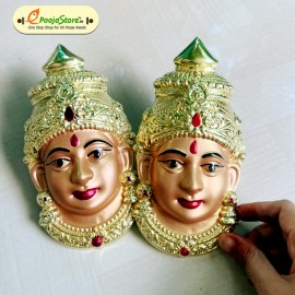 Decorative lakshmi for Varalakshmi pooja Mukhota
