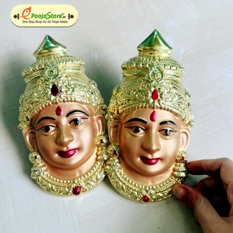 Decorative lakshmi for Varalakshmi pooja Mukhota