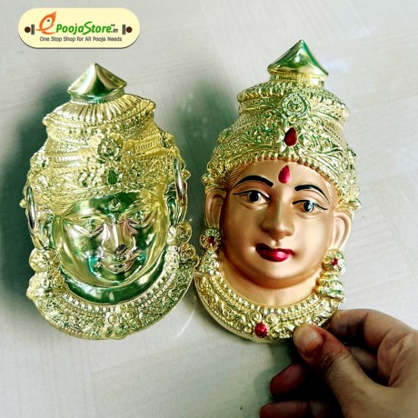 Decorative lakshmi for Varalakshmi pooja Mukhota