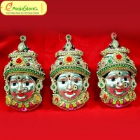 Ammavaru Face 13 (Silver Coated)