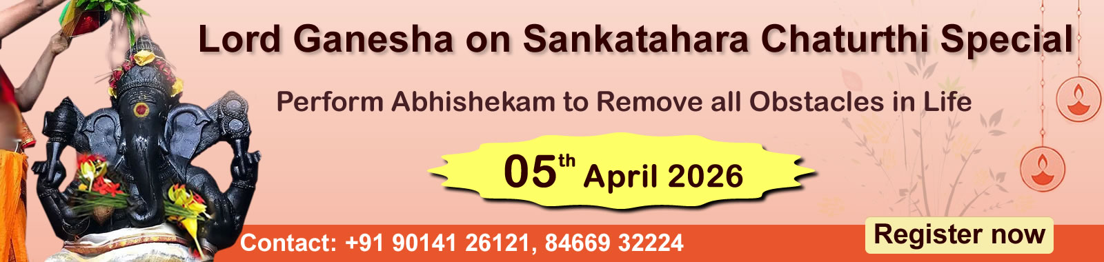 Worship Lord Ganesha on Sankatahara Chaturthi and Remove all obstacles in life