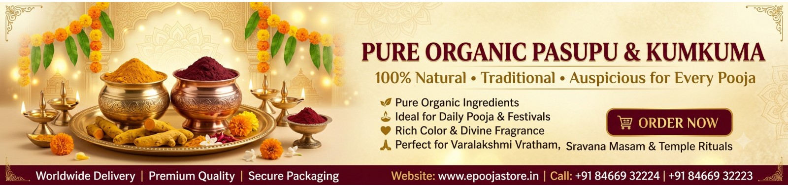 Pure Organic Pasupu Kumkuma