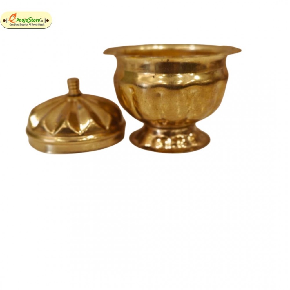Brass Kumkuma Barani Small
