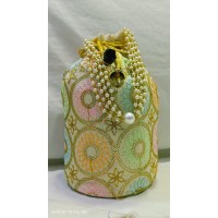 Chakari Design Heavy Round Potli Bag