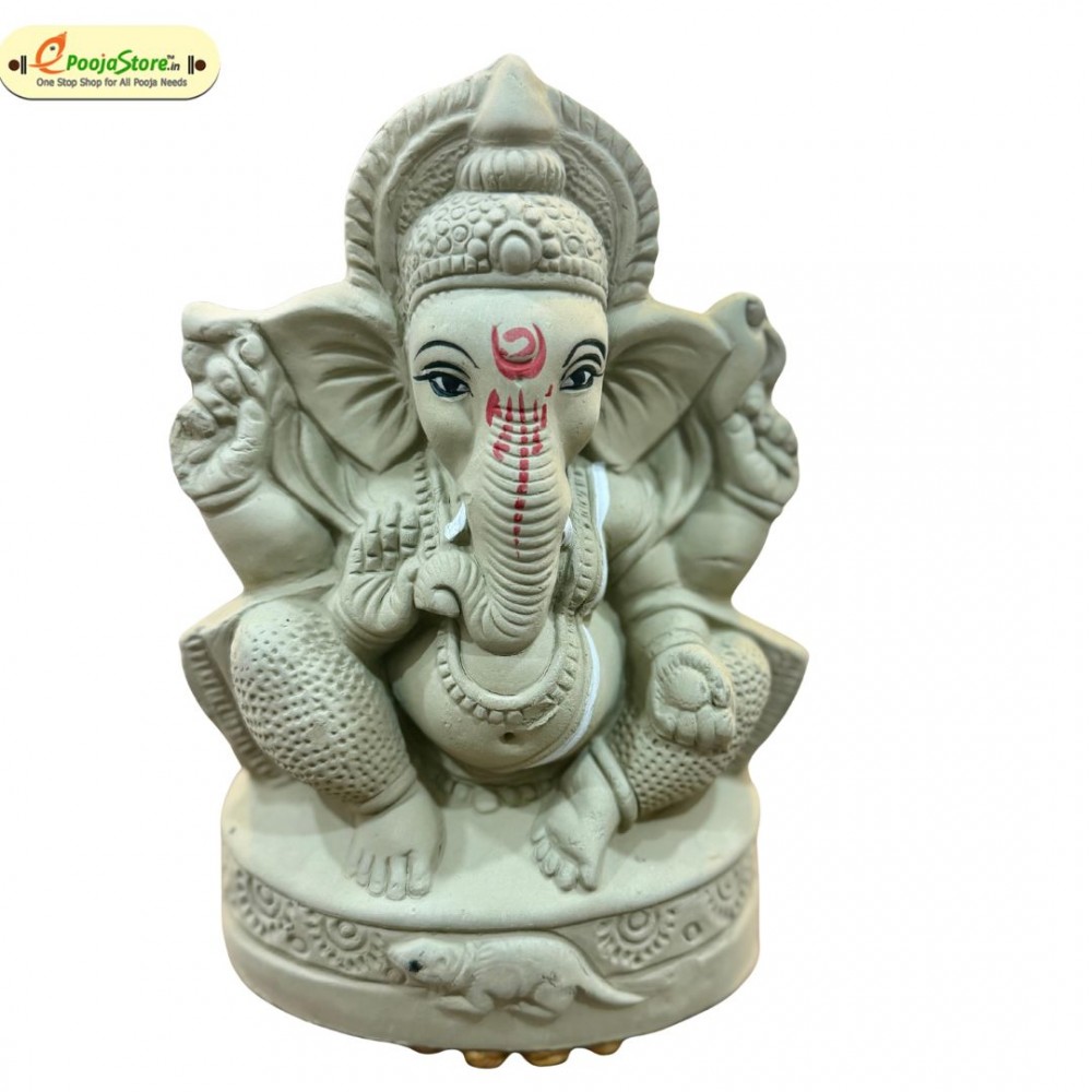Ganesh Idol /Clay Ganesha Idol