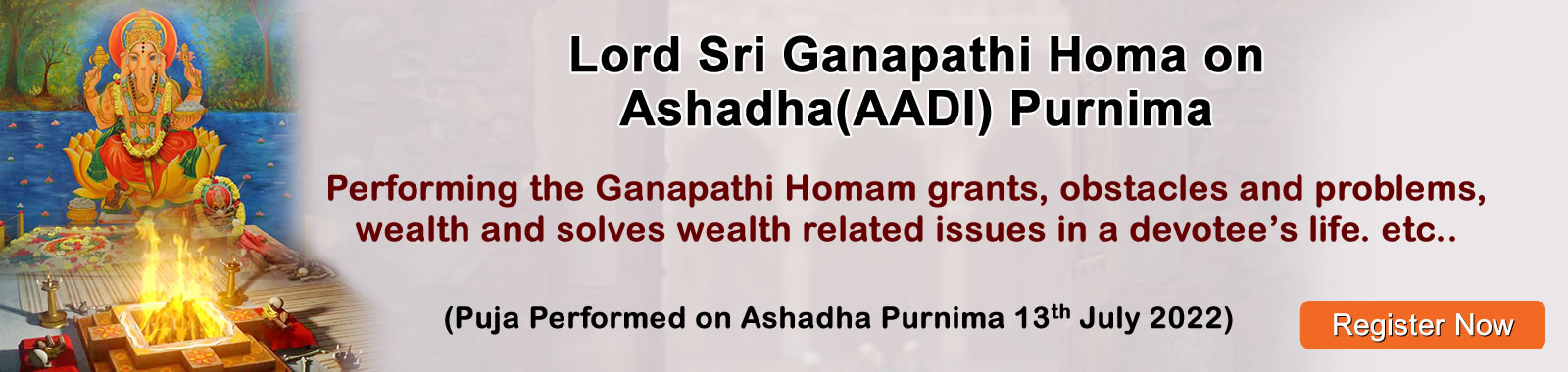 Lord Sri Ganapthi Homa