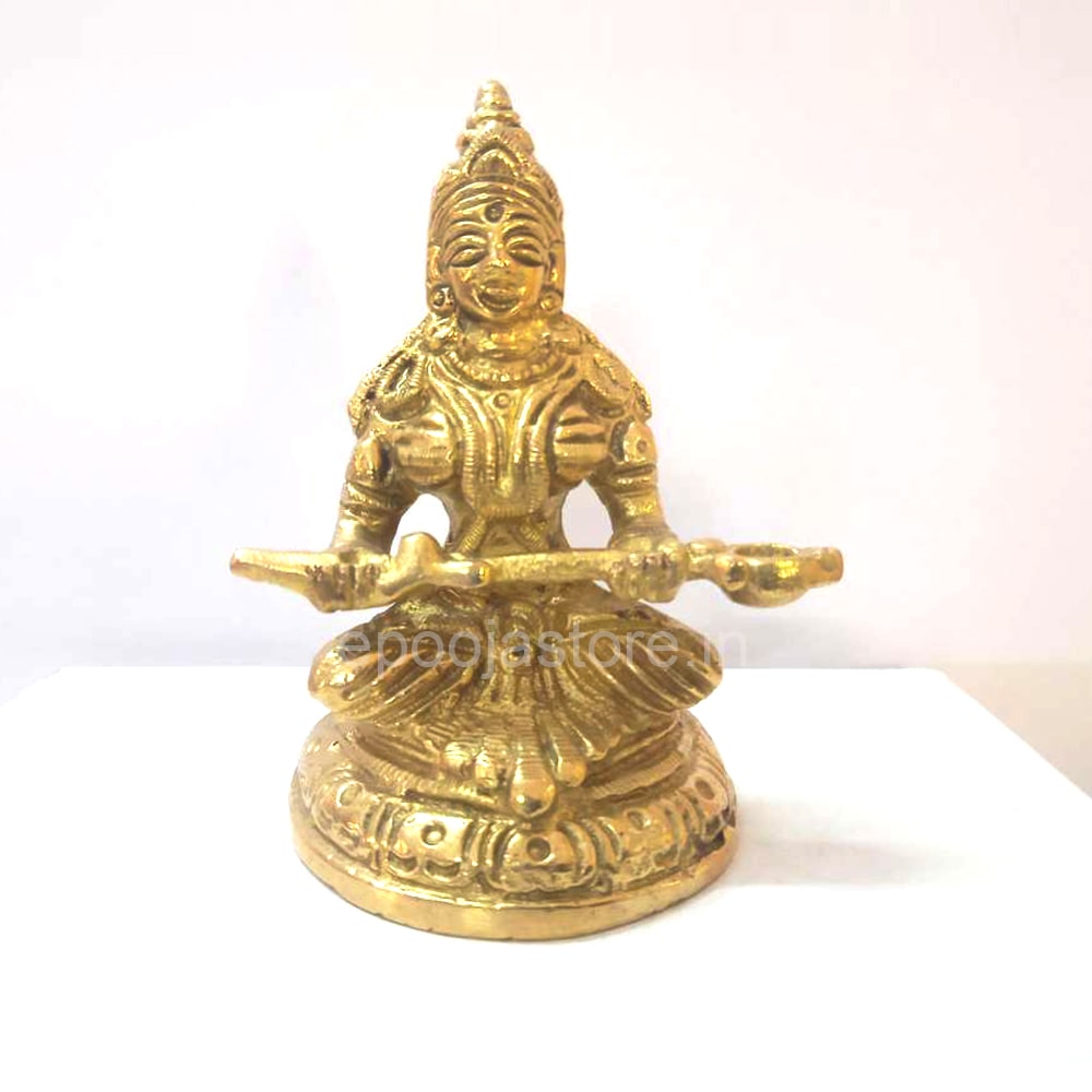 Annapurna Devi Idol Brass ( 3.5 inches)